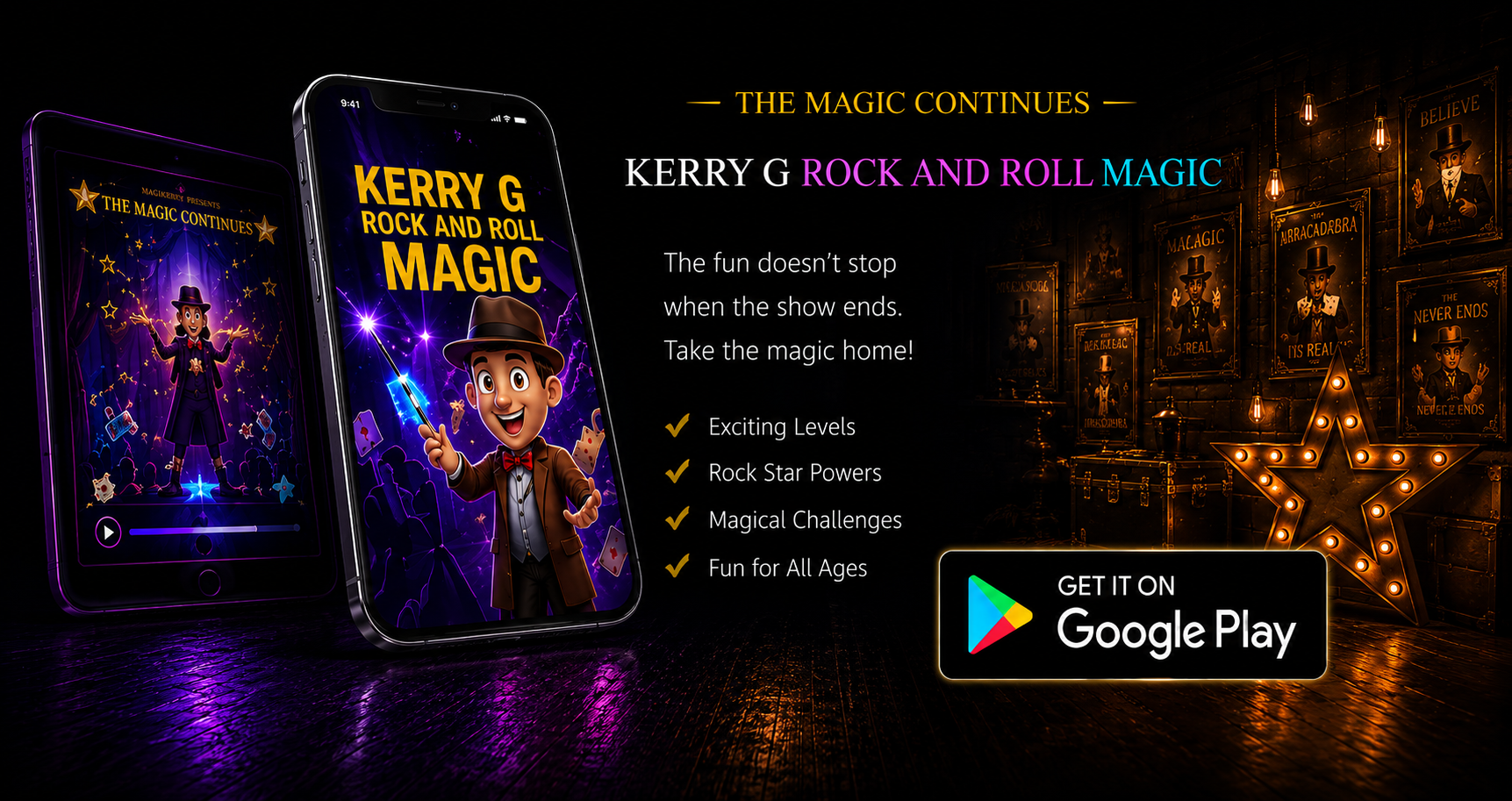Kerry G Rock and Roll Magic App