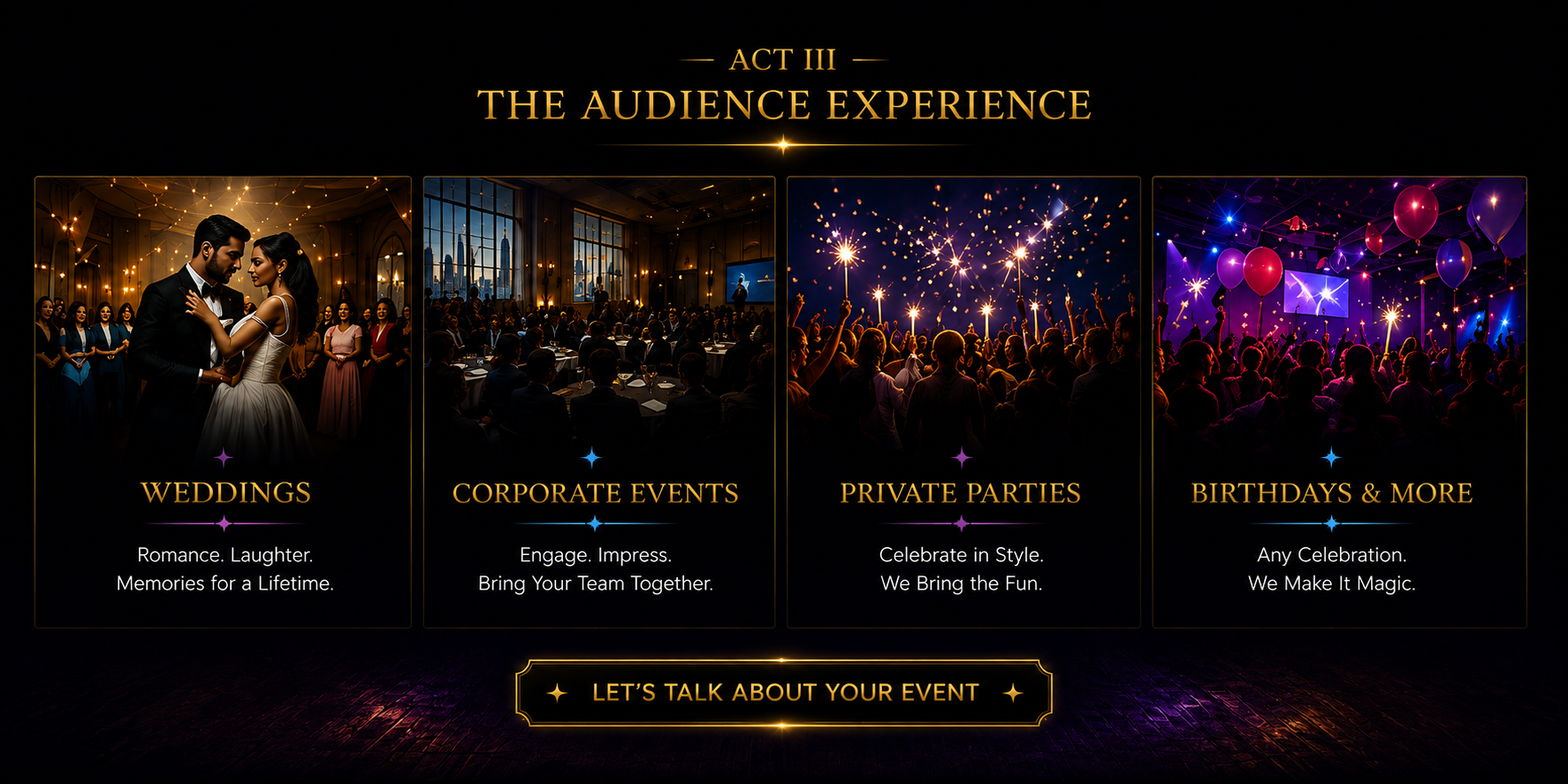 Act III - The Audience Experience