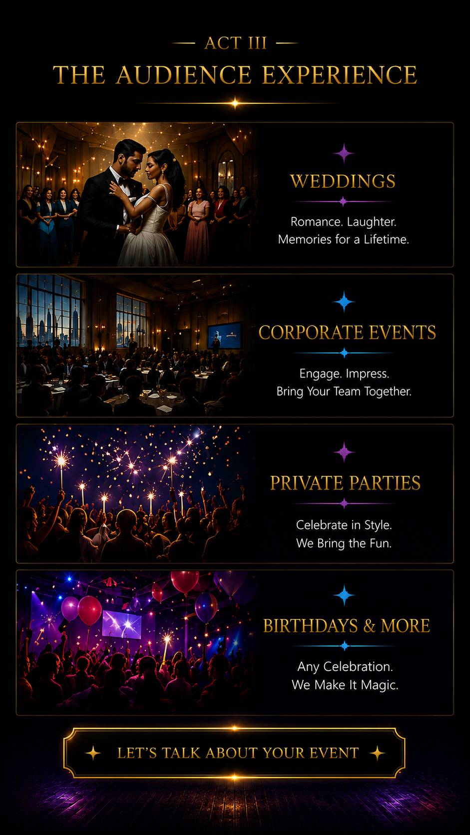 Act III - The Audience Experience